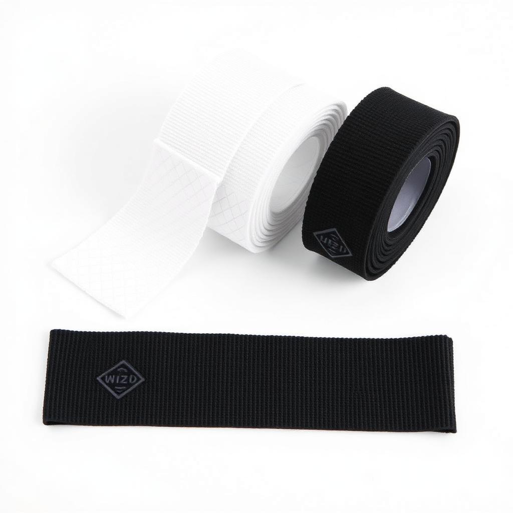 Custom OEM embossed elastic bands with raised patterns in various widths and colours
