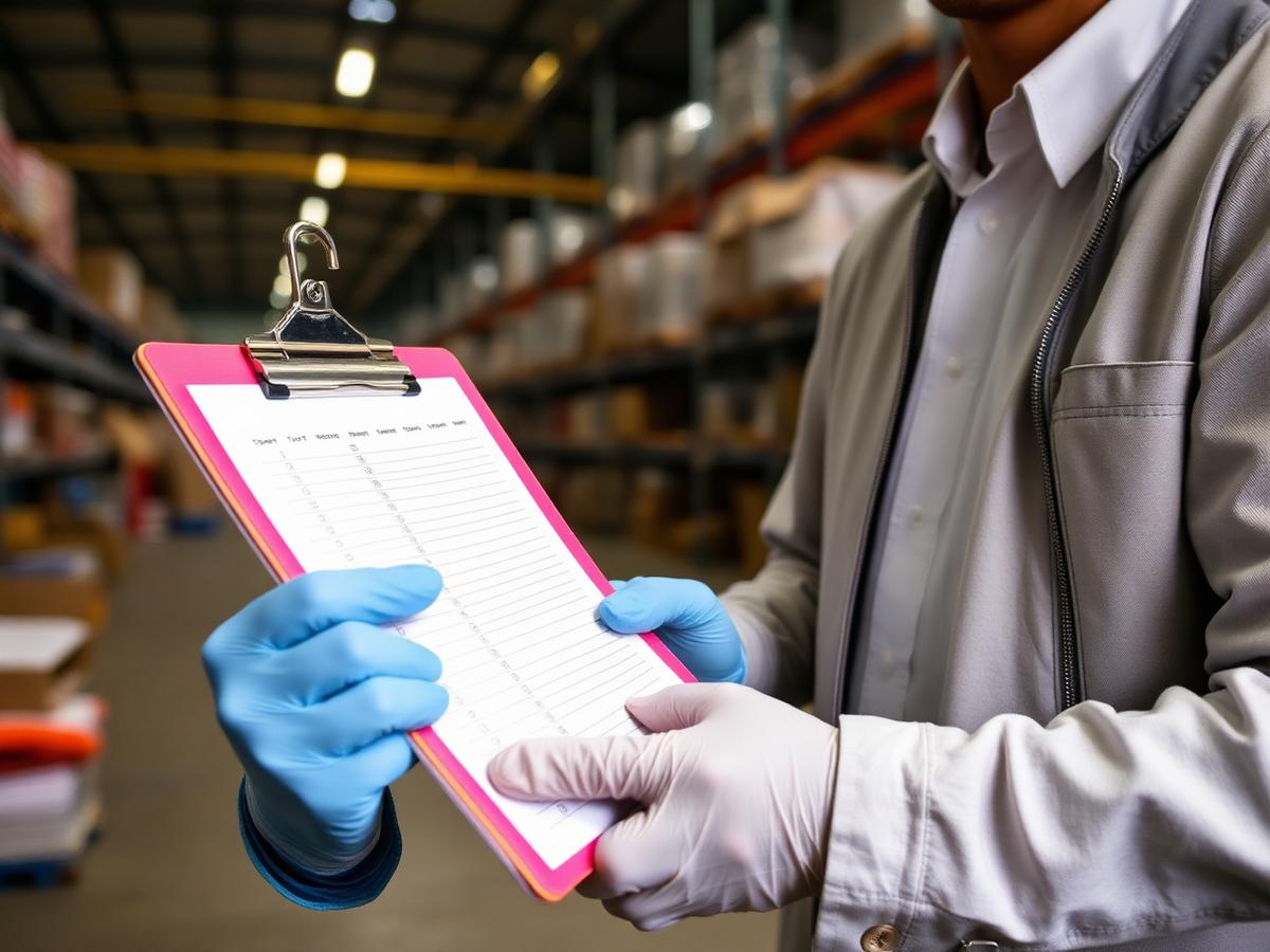 Quality inspection of garment accessories before export packing